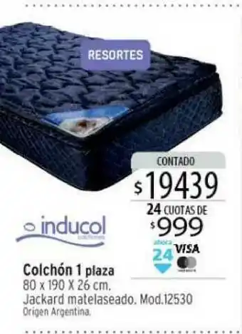 Authogar Inducol Colchón 1 Plaza oferta