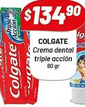 Almacor Colgate Crema Dental Triple Acción 90gr oferta