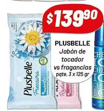 Almacor Plusbelle Jabón De Tocador Vs Fragancias 3 x 125gr oferta