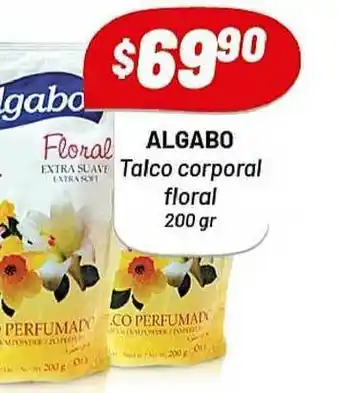 Almacor Algabo Talco Coporal Floral 200gr oferta