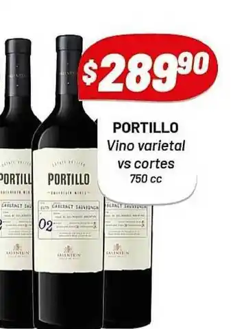Almacor Portillo Vino Varietal Vs Cortes 750cc oferta