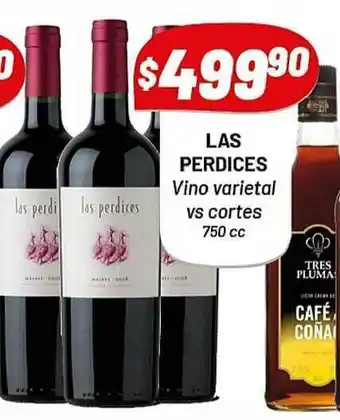 Almacor Las Perdices Vino Varietal Vs Cortes 750cc oferta