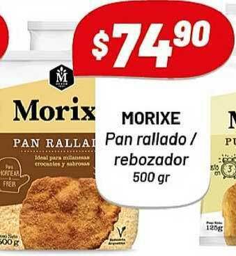 Almacor Morixe Pan Rallado Rebozador 500gr oferta
