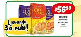 Almacor 9 De Oro Bizcocho Vs Sabores 200gr oferta