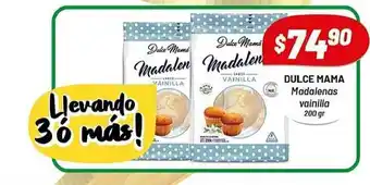 Almacor Dulce Mama Madelaenas Vainilla 200gr oferta