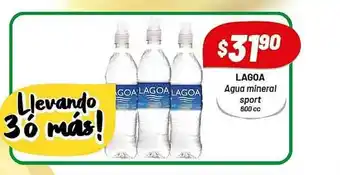 Almacor Lagoa Agua Mineral Sport 600cc oferta