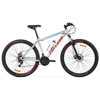 Frávega Bicicleta topmega mtb totem r29 21 v acero sunrun gris/ rojo talle m 1010570 oferta