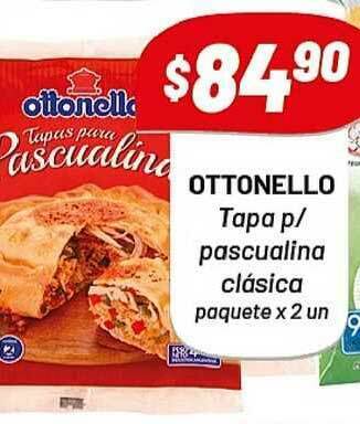 Almacor Ottonello Tapa P Pascualina Clásica oferta