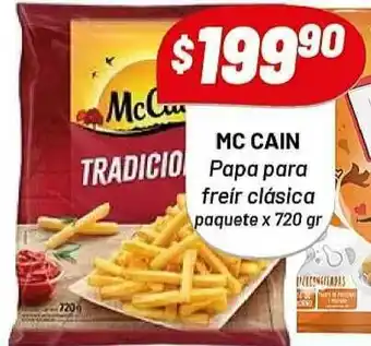 Almacor Mc Cain Papa Par Freir Clásica x 720gr oferta