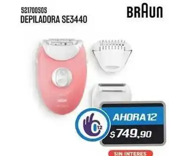 Pacman 521700505 Depiladora Se3440 Braun oferta