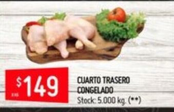 Changomas Cuarto Trasero Congelado oferta