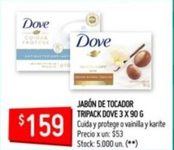 Changomas Dove Jabón De Tocador Tripack 3 x 90g oferta