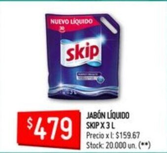Changomas Skip Jabón Líquido x 3L oferta