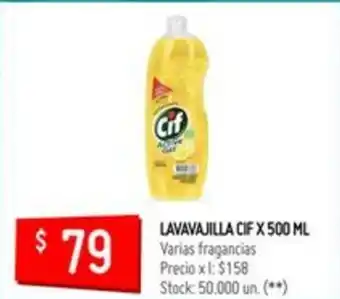 Changomas CIF Lavavajilla x 500ml oferta