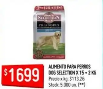 Changomas Selection Alimento Para Perros Dog x 15 + 2kg oferta
