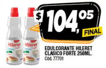 Supermercados Yaguar Hileret Edulcorante Clas. Forte x 250ml oferta