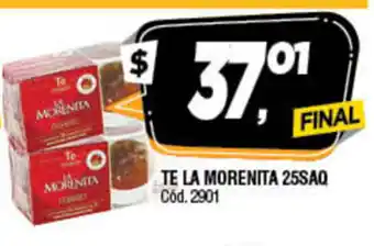 Supermercados Yaguar La Morenita Te 25saq oferta