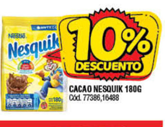 Supermercados Yaguar Nesquik Cacao 180g oferta