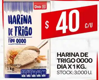 Supermercados DIA Dia Harina De Trigo 0000 x 1kg oferta