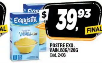 Supermercados Yaguar Exquisita Postre Vain 80/120g oferta