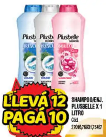 Supermercados Yaguar Plusbelle Shampoo/Enj. x1litro oferta