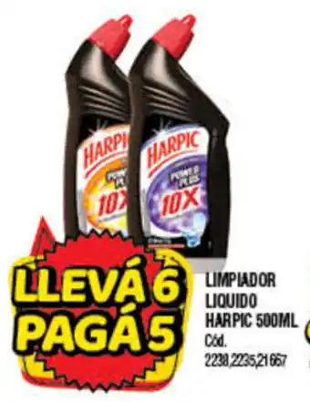 Supermercados Yaguar Harpic Limpiador Liquido 500ml oferta