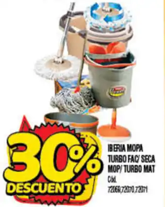 Supermercados Yaguar Iberia Mopa Turbo Facil/Seca Mop/Turbo Mat oferta