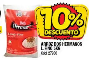 Supermercados Yaguar Dos Hermanos Arroz L.Fino 5kg oferta
