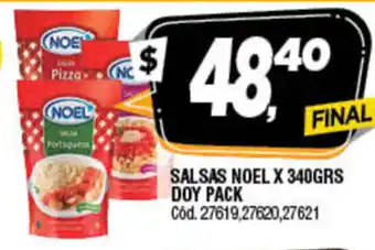 Supermercados Yaguar Noel Salsas x 340grs oferta