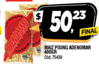Supermercados Yaguar Maiz Pising Adenomar 400gr oferta
