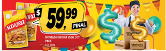 Supermercados Yaguar Mostaza Savora 250g Doy Pack oferta