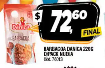 Supermercados Yaguar Danica Barbacoa 220g oferta