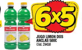 Supermercados Yaguar Dos Anclas Jugo Limon 500c oferta