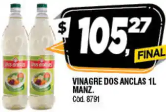 Supermercados Yaguar Dos Anclas Vinagre 1L Manz oferta