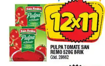 Supermercados Yaguar San Remo Pulpa Tomate 520g oferta