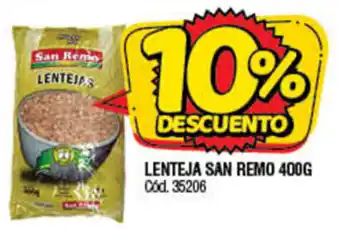 Supermercados Yaguar San Remo Lenteja 400g oferta