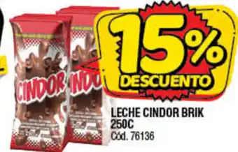 Supermercados Yaguar Cindor Leche Brik 250c oferta