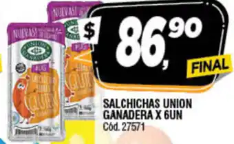 Supermercados Yaguar Sal Chichas Union Ganadera x 6un oferta