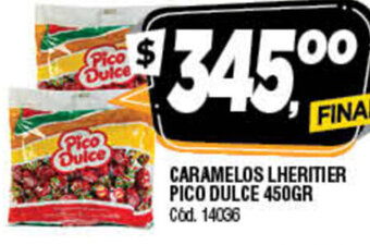 Supermercados Yaguar Caramelos Lheritier Pico Dulce 450gr oferta