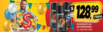 Supermercados Yaguar Desodorante Axe Antitranspirante oferta
