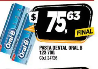 Supermercados Yaguar Oral B Pasta Dental 123 70g oferta