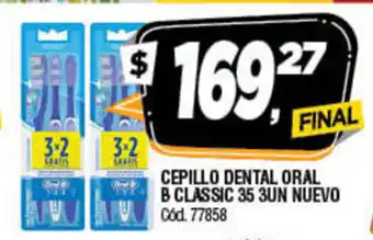 Supermercados Yaguar Oral B Cepillo dental 35 3un Nuevo oferta