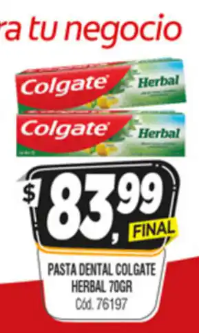 Supermercados Yaguar Colgate pasta Dental Herbal 70gr oferta