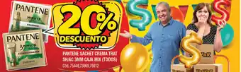 Supermercados Yaguar Pantene Sachet crema Trat Sh/Ac 3mm Caja Mix oferta