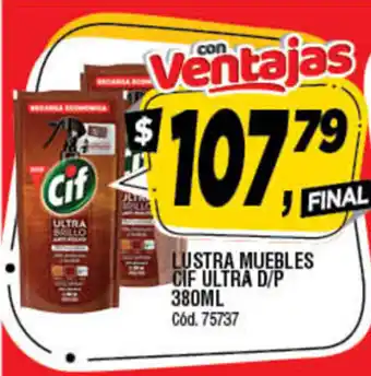 Supermercados Yaguar CIF Lustra Muebles D/P 380ml oferta