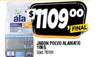 Supermercados Yaguar Ala Jabon Polvo Alamatic 10kg oferta