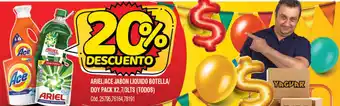 Supermercados Yaguar Arie/Ace Jabon Liquido botella/ doy pack x 2.7lts oferta