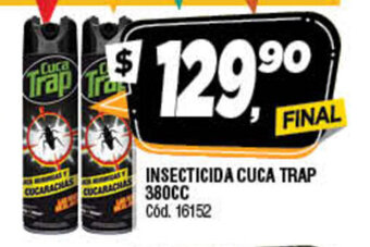 Supermercados Yaguar Insecticida Cuca Trap 380cc oferta