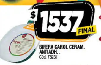 Supermercados Yaguar Bifera Carol Ceram Antiadh oferta