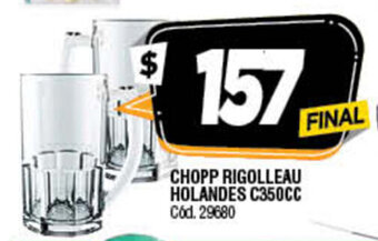 Supermercados Yaguar Chopp Rigolleau Holandes C350cc oferta